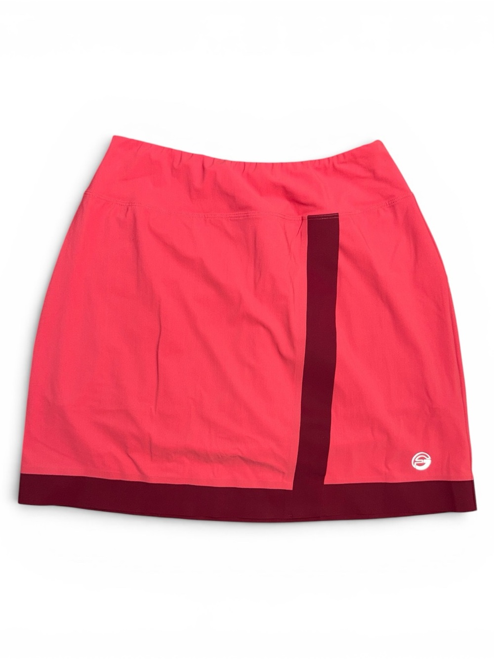 Foray Golf Sport $160 NWT Fashion Faux Wrap Skort Watermelon Women Tall 17 inch